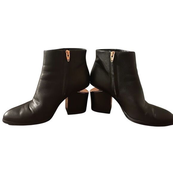 Alexander Wang Gabi Cutout Rose Gold Boots Booties - size 9.5 - Picture 1 of 7